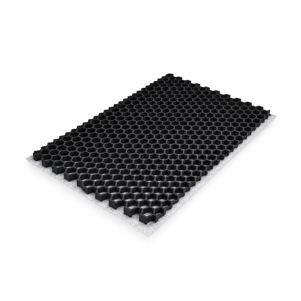 Grindstabilisatieplaat 4 cm trudigravel Zwart
