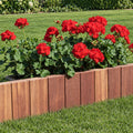 Luxe Hardhouten Borderwand Padouk – Exclusieve, Stabiele Grondkering