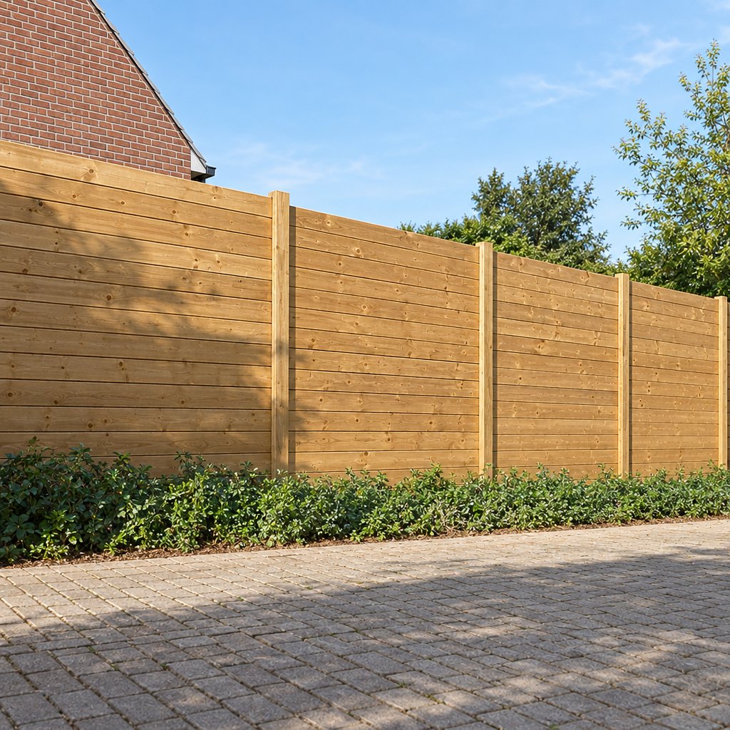 Massiefplank in naaldhout