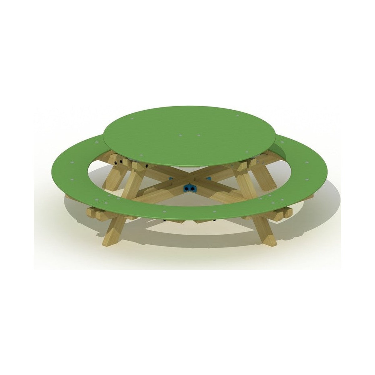 Kinderpicknicktafel rond