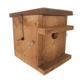 Nestkast Eikelmuis, type Natuurpunt, productfoto op witte achtergrond
