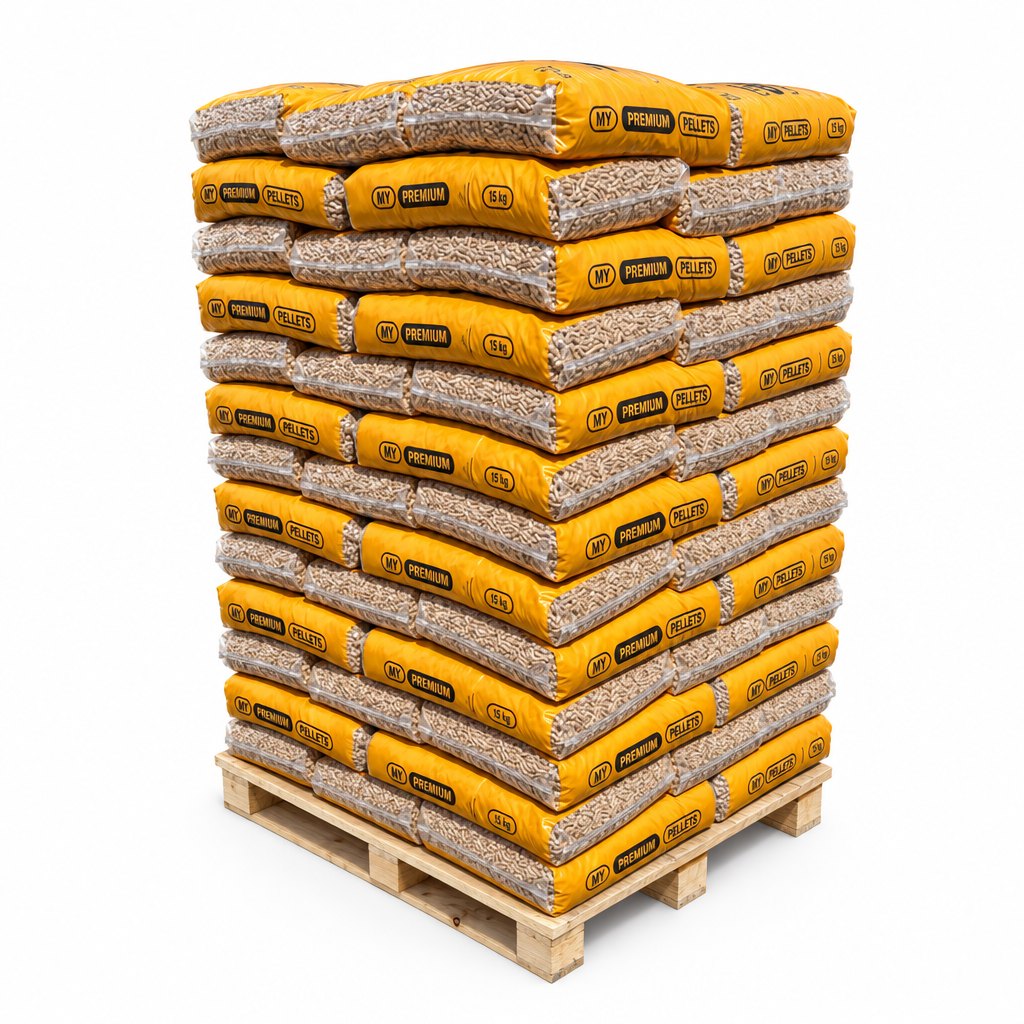 Pallet My premium pellets 1260 kg ( 84 x 15 kg )