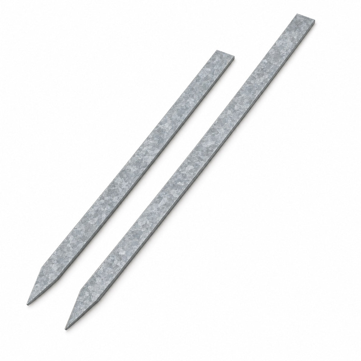 Piquets en acier galvanisé de 280 et 380 mm pour bordure