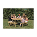 Ronde picknicktafel