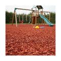 Rood gekleurde houtchips - EN1177