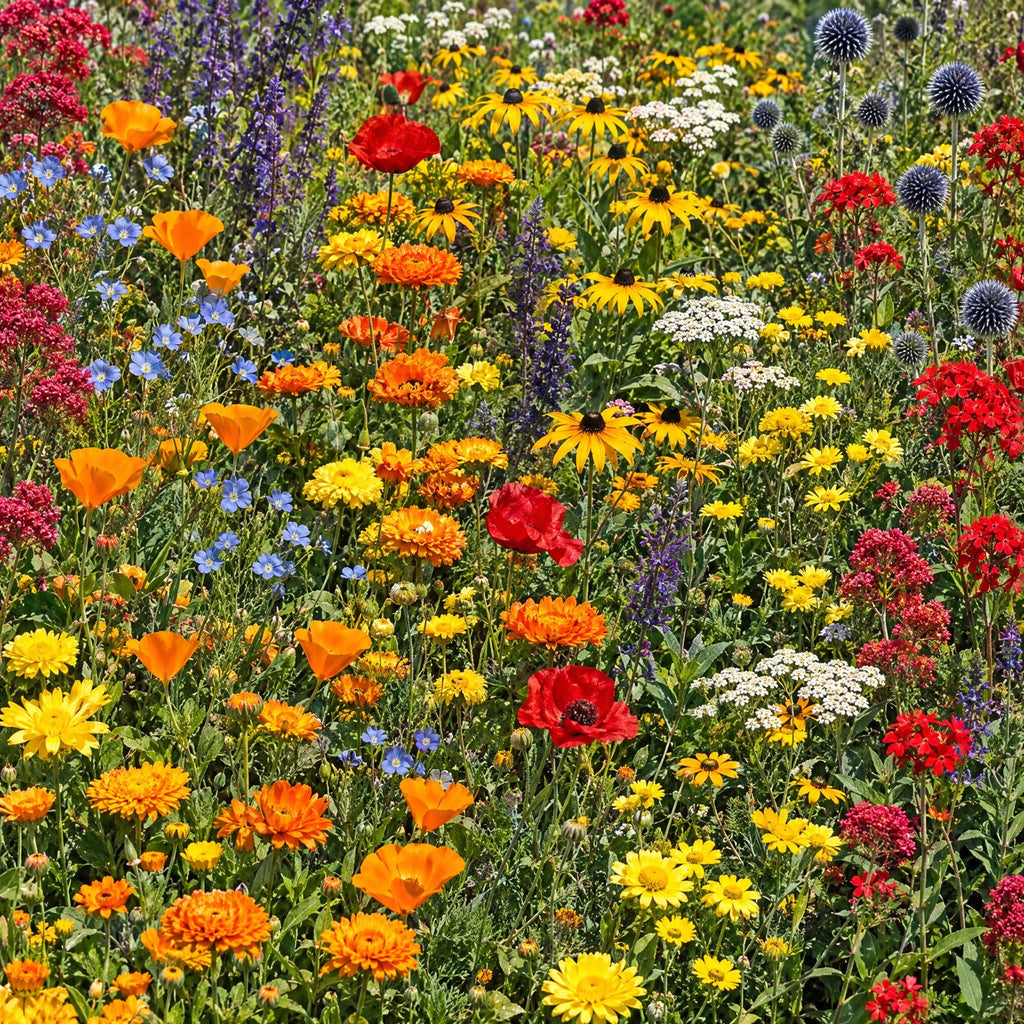Bloemenmengsel Rustiek – 28 bloemen en kruiden in bloei