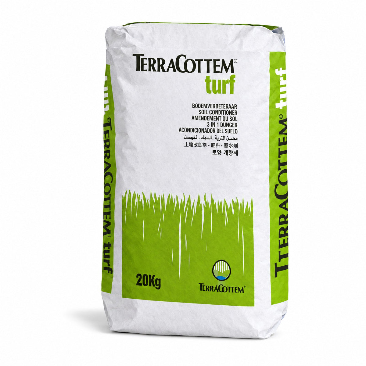 TerraCottem Turf amendement du sol pour gazon (20 kg)