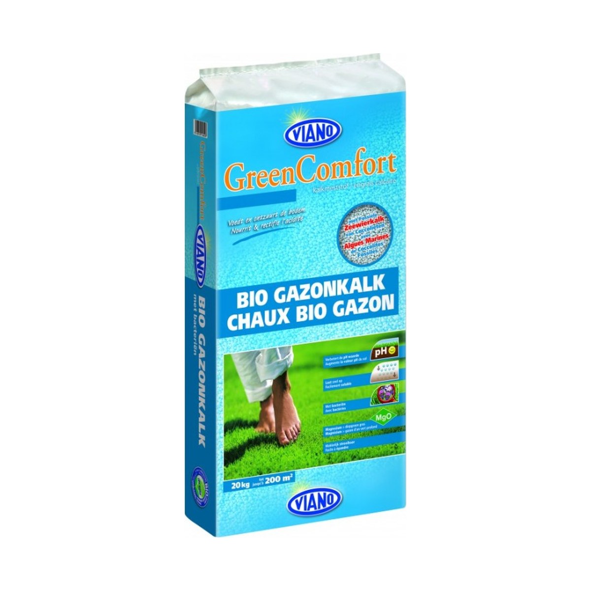 BIO Gazonkalk met Magnesium 20KG - VIANO